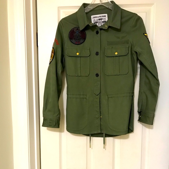 Zadig & Voltaire Military style jacket - Picture 1 of 15